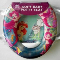 Jual Toilet Training Anak - Soft Baby Potty Seat Handle Karakter Ariel Murah