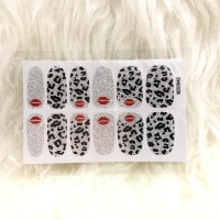 Jual Stiker Kuku / Nail Sticker / Stiker Kuku Motif Dots Black Murah