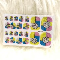 Jual Stiker Kuku Kai / Toe Sticker / Stiker kuku Kaki Motif Yellow Flower Murah