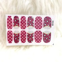 Jual Stiker Kuku / Nail Sticker / Stiker Kuku Motif Dots Pink Murah