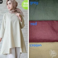 Jual MTM2018 Atasan Wanita / Tunik / Blouse Katun Supernova fit XXL Murah