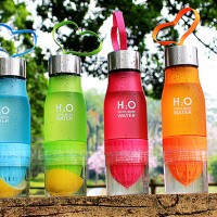 Jual Botol H2O Infused water bottle (dengan alat perasan jeruk) - KHB009 Murah