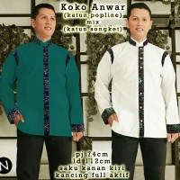 Jual songket baju koko monochrome tasmatas Murah
