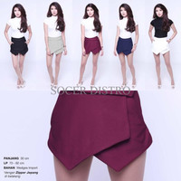 Jual BCV Late Origami Skort Celana Rok Pendek Wanita Murah