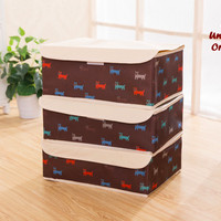 Jual 3in1 Underwear Organizer MOTIF (Bahan lebih tebal, bisa ditumpuk) Murah