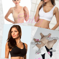 Jual Paling Murah Sport Genie Bra W049 Tanktop Singlet Kemben Berbusa Denla Murah