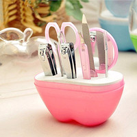 Jual PK015 Set Gunting Kuku Manicure Pedicure Kotak Apel / Apple Nail Set 9 Murah
