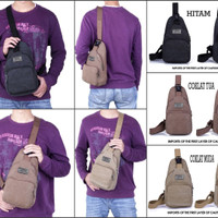 Jual PROMO Bodypack Bag Tas Selempang Pria / Men Sling Shoulder Bags 6012 A Murah