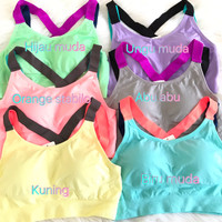 Jual Murah ! BRA SPORT 3622 SENAM AEROBIK YOGA GYM OLAH RAGA TALLY Murah