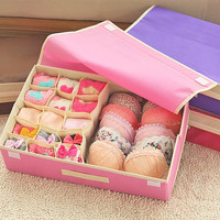 Jual Promo ! BRA PANTY SOCK Underwear Organizer Storage Box Bag Tempat Peny Murah