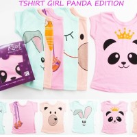 Jual Kazel Tshirt Girl Panda Edition 0-6 Tahun Murah