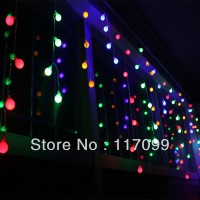 Jual Lampu LED Twinkle Bulat 7 Warna KABEL HIASAN POHON NATAL DEKORASI UNIK Murah
