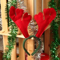 Jual Bando Natal Tanduk Rusa Merah Merry Christmast eve santa pesta gereja Murah