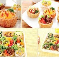 Jual Cetakan Nasi Steam Rice Mold Cup Baking Oven Karakter Rilakuma Frozen Murah