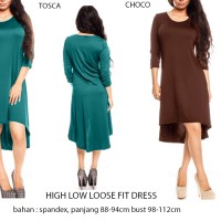 Jual High Low Loose Fit Dress Murah