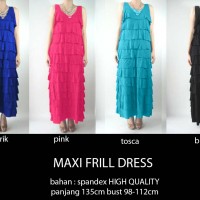 Jual Maxi Frill Dress (1039) (4,9) Murah