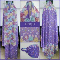 Jual MUKENA BALI BUNGA POLKADOT Murah