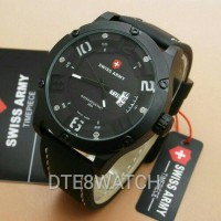 Jual ORIGINAL Swiss Army 3035M Leather 1 Year Guaranted Murah
