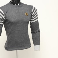 Jual Sweater Rajut O-Neck / Mens Casual Style / Striped / elbow / Siku Murah