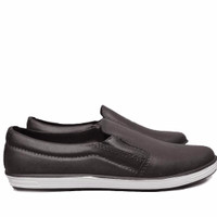 Jual Sepatu Karet - Pantofel - Sepatu Kerja Anti Air dan Hujan Dark Brown Murah