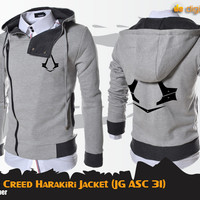 Jual Jaket Assassins Creed Harakiri Grey JG ASC 31 Murah