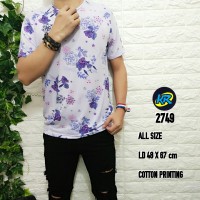 Jual kaos motif batik pria kr 2749 Murah