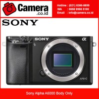 Jual Sony Alpha A6000 Body - Black / Kamera sony Mirrorless Murah