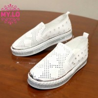Jual SEPATU CASUAL WEDGES KETS SNEAKER WANITA IMPORT MYLO MS0810 HIGH QLTY Murah