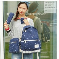 Jual Ransel Polka Pita Murah Paket 4in1 Murah