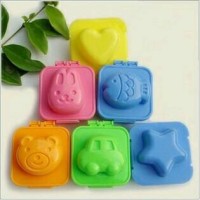 Jual Cetakan Telur Nasi Mold Rice Egg Sushi Karakter Love Ikan Car Bintang Murah