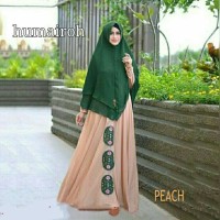 Jual Humairoh peach #ld110 #ceruty Murah
