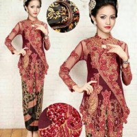 Jual Kebaya Belinda 01 bahan payet shanghai (Good Quality)size S-XL Murah