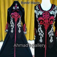 Jual Abaya bordir Maple Murah