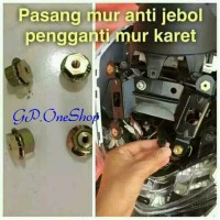 Jual termurah wallnut baut anti jebol untuk windshield nmax 1 set isi 4pc Murah
