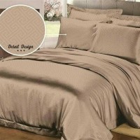 Jual BEDCOVER SET POLOS EMBOS 180 X 200 X 20 KING NO1 - ROSEWELL PEACH 68 Murah