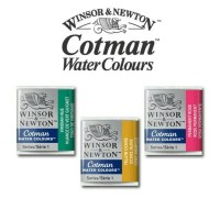 Jual Winsor & Newton Cotman Watercolour Half Pans - Refill Murah