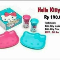 Jual hello kitty set tupperware Murah