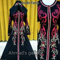 Jual Abaya Bordir Fania Murah