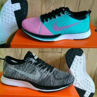 Jual Nike flyknit Racer Women #37 - 41 #Hitam #Peach #Sport #Senam #Joggin Murah