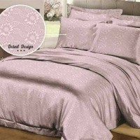 Jual BEDCOVER SET POLOS EMBOS 180 X 200 X 20 KING NO1 - ROSEWELL PEACH 64 Murah
