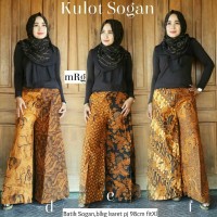 Jual celana wanita kulot sogan Murah
