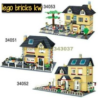 Jual PAKET LEGO CITY VILLA INN wange creation villa Dinning table Building Murah