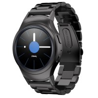 Jual Stainless Steel Band Strap for SAMSUNG GEAR S2 SPORT with Connector Murah