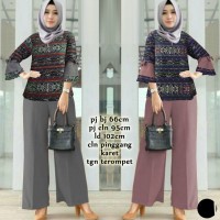 Jual Setelan Songket Zipper - M0042 Murah