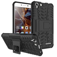 Armor Case Lenovo Vibe K5 Plus Hard Soft Casing HP Silikon Stand Cover