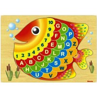 Jual Puzzle Kayu Angka Ikan Puzzle Ikan Puzzle Huruf Ikan Puzzle Kayu Ikan Murah