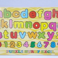 Jual Puzzle Kayu Huruf Puzzle Kayu Huruf Kecil Puzzle Kayu Anak Murah