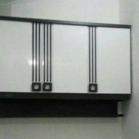 Jual Kitchen set atau Lemari Gantung Dapur Infinity 3 Pintu Rak Bumbu Murah