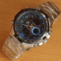 Jual Jam Tangan Pria Casio Edifice EFA-150 New Silver red Kw Murah Murah