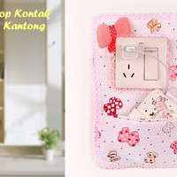 Jual Penghias Penutup Cover Stop Kontak Motif Saklar Dengan Kantong Murah